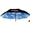 The Blue Sky & Rainbow Folding Auto-Open Umbrella